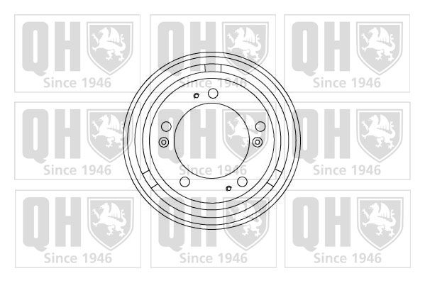 QUINTON HAZELL Тормозной барабан BDR342